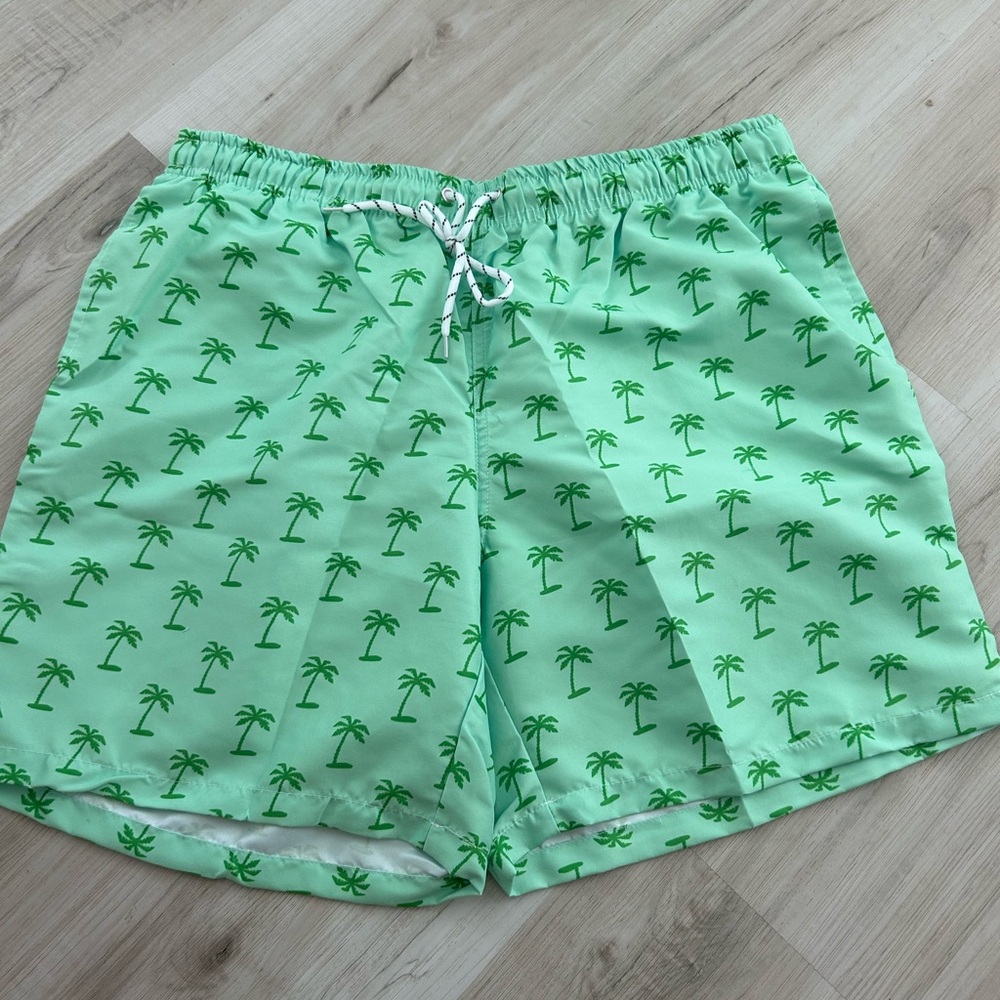 Palm tree swim shorts